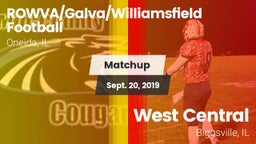 Matchup: ROWVA/Galva/Williams vs. West Central  2019