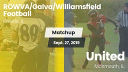 Matchup: ROWVA/Galva/Williams vs. United  2019