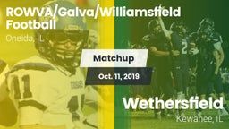 Matchup: ROWVA/Galva/Williams vs. Wethersfield  2019