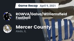 Recap: ROWVA/Galva/Williamsfield Football vs. Mercer County  2021