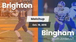 Matchup: Brighton  vs. Bingham  2016