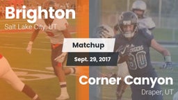 Matchup: Brighton  vs. Corner Canyon  2017