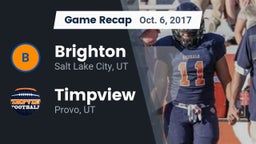 Recap: Brighton  vs. Timpview  2017