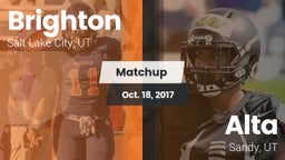 Matchup: Brighton  vs. Alta  2017