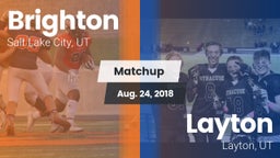 Matchup: Brighton  vs. Layton  2018