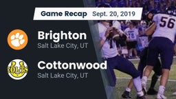 Recap: Brighton  vs. Cottonwood  2019