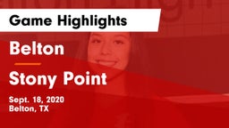 Belton  vs Stony Point  Game Highlights - Sept. 18, 2020