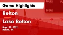 Belton  vs Lake Belton   Game Highlights - Sept. 27, 2022