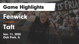 Fenwick  vs Taft  Game Highlights - Jan. 11, 2020