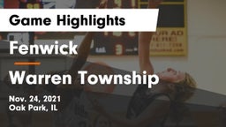 Fenwick  vs Warren Township  Game Highlights - Nov. 24, 2021