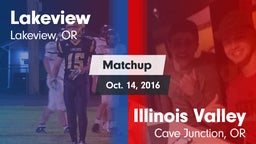 Matchup: Lakeview  vs. Illinois Valley  2016