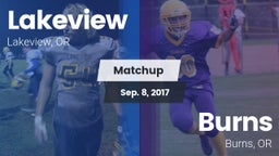 Matchup: Lakeview  vs. Burns  2017