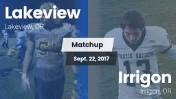 Matchup: Lakeview  vs. Irrigon  2017