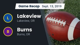 Recap: Lakeview  vs. Burns  2019
