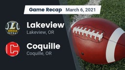 Recap: Lakeview  vs. Coquille  2021