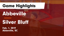 Abbeville  vs Silver Bluff  Game Highlights - Feb. 1, 2019