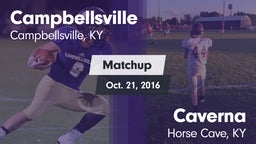 Matchup: Campbellsville vs. Caverna  2016
