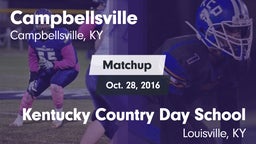 Matchup: Campbellsville vs. Kentucky Country Day School 2016
