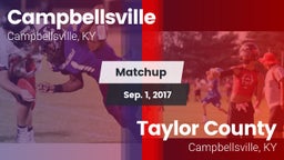 Matchup: Campbellsville vs. Taylor County  2017
