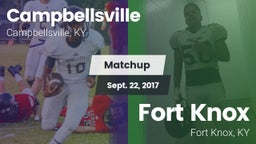Matchup: Campbellsville vs. Fort Knox  2017