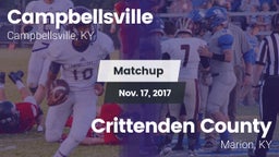 Matchup: Campbellsville vs. Crittenden County  2017