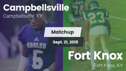Matchup: Campbellsville vs. Fort Knox  2018