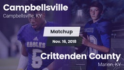 Matchup: Campbellsville vs. Crittenden County  2018