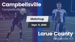 Matchup: Campbellsville vs. Larue County  2020
