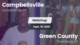 Matchup: Campbellsville vs. Green County  2020