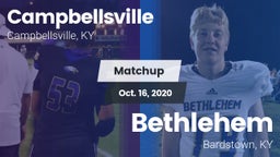 Matchup: Campbellsville vs. Bethlehem  2020
