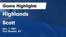 Highlands  vs Scott  Game Highlights - Dec. 7, 2021