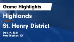 Highlands  vs St. Henry District  Game Highlights - Dec. 9, 2021