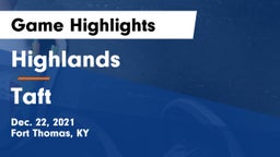 Highlands  vs Taft  Game Highlights - Dec. 22, 2021