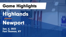 Highlands  vs Newport  Game Highlights - Jan. 6, 2022