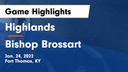 Highlands  vs Bishop Brossart  Game Highlights - Jan. 24, 2022