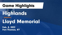 Highlands  vs Lloyd Memorial  Game Highlights - Feb. 8, 2022