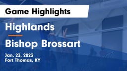 Highlands  vs Bishop Brossart  Game Highlights - Jan. 23, 2023