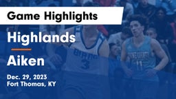Highlands  vs Aiken  Game Highlights - Dec. 29, 2023