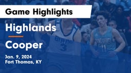 Highlands  vs Cooper  Game Highlights - Jan. 9, 2024