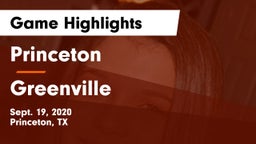 Princeton  vs Greenville  Game Highlights - Sept. 19, 2020