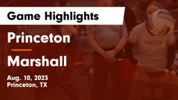 Princeton  vs Marshall Game Highlights - Aug. 10, 2023