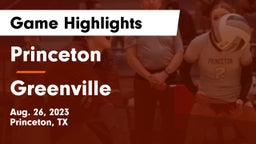 Princeton  vs Greenville  Game Highlights - Aug. 26, 2023