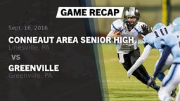 Recap: Conneaut Area Senior High vs. Greenville  2016