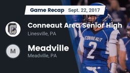 Recap: Conneaut Area Senior High vs. Meadville  2017