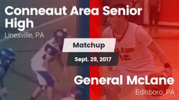 Matchup: Conneaut Area Senior vs. General McLane  2017