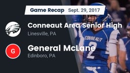 Recap: Conneaut Area Senior High vs. General McLane  2017