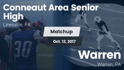 Matchup: Conneaut Area Senior vs. Warren  2017