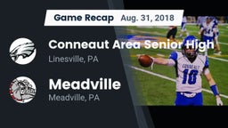 Recap: Conneaut Area Senior High vs. Meadville  2018