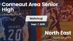 Matchup: Conneaut Area Senior vs. North East  2018