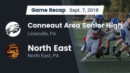 Recap: Conneaut Area Senior High vs. North East  2018